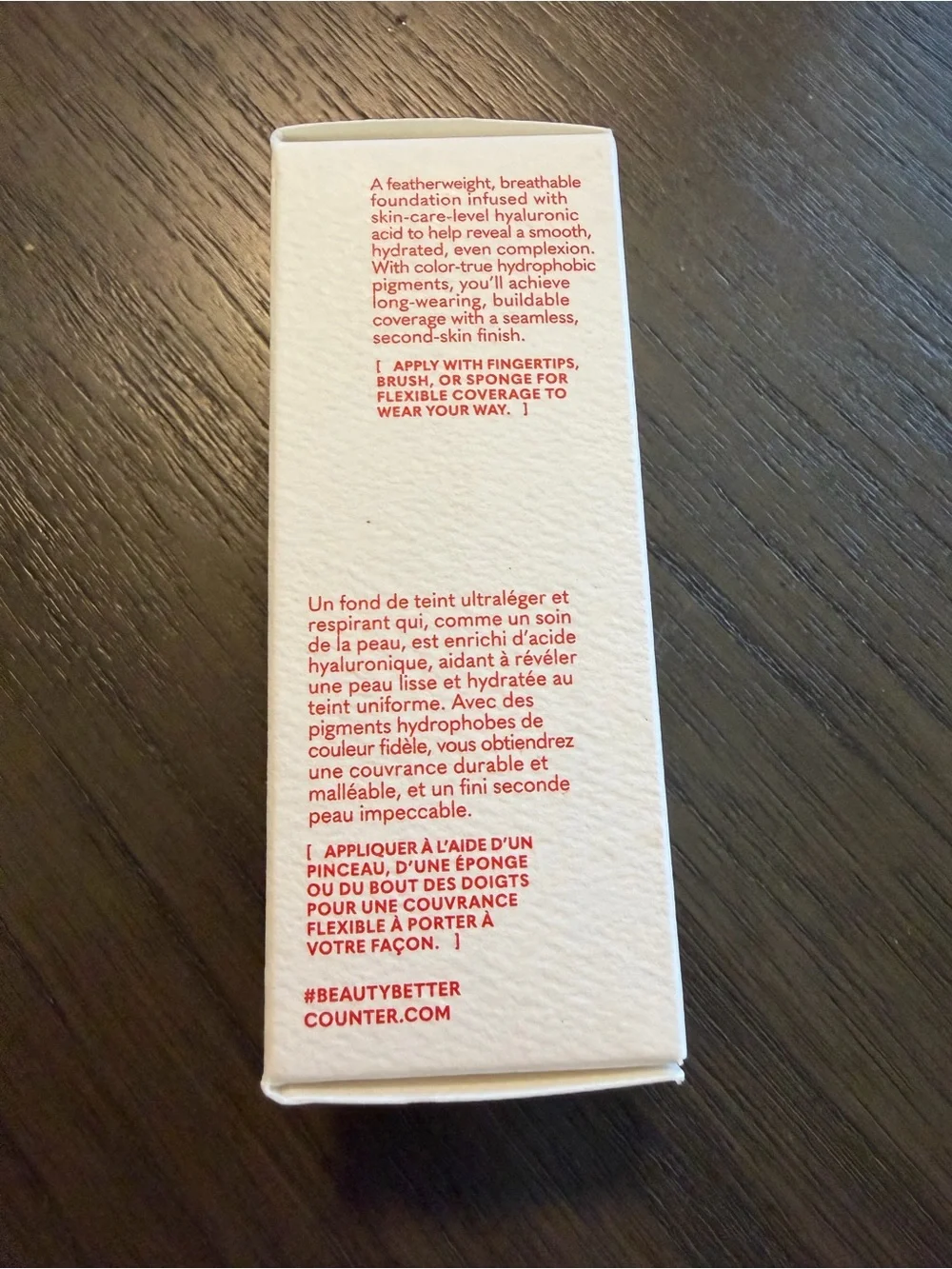 Counter Skin Twin Featherweight Foundation - NWB